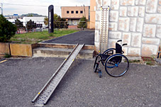 rampe telesscopiche per disabili