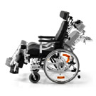 carrozzina manuale basculante