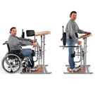 Verticalizzatore con supporti