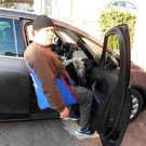 gruetta solleva persone in alluminio