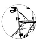 monofreno per deambulatori