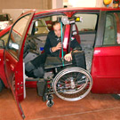 gruetta carica carrozzina porta laterale